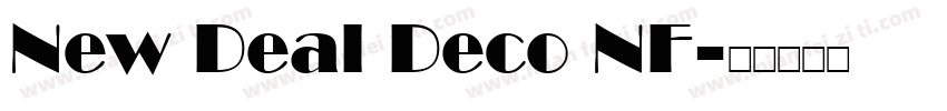 New Deal Deco NF字体转换